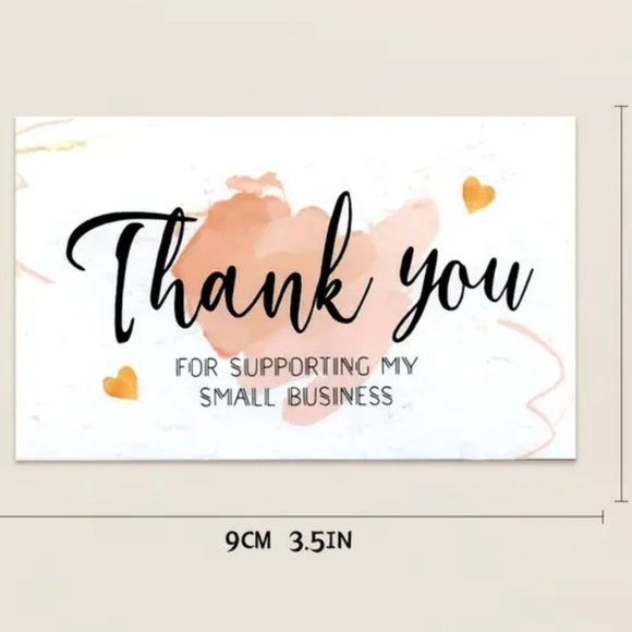 50pcs Thank you cards - Picture 2 of 2